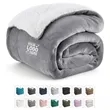 Sherpa Fleece Throw Blanket for Couch