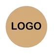 Kraft Brown Round Stickers