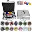 Texas Holdem Poker Chips Aluminum Case Set