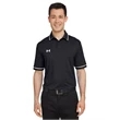 UA Men's Tipped Performance Polo - Left Chest Embroidery
