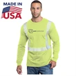 100% USA-Made Hi Vis Class 2 Segmented Safety T-Shirt