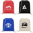 Java - 5 oz Natural Cotton Drawstring Backpack
