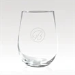 16 oz Stemless White Wine Glass - Custom Etch Included