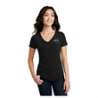 District Ladies V-neck T-Shirt - Black