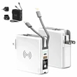 MOQ 20 10000mAh 2 in1 Power Bank Wall Charger