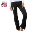100% USA-Made Fold-Over Waistband Yoga Pants