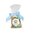 Skittles® Candy in Stand Up Mug Drop Bag with Bow