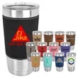 20 oz Polar Camel Leatherette Wrapped Tumbler w/Lid