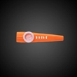 3 1/2" Orange Plastic Kazoo