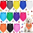 Custom Polyester Pet Triangle Bandanas Dog Scarves