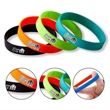 Promotional  Silicone Rubber Wristband Bracelet