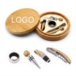 Bamboo Wine Opener Set Corkscrew Tool