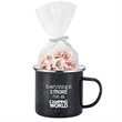 Speckled Camping Mug- 16 oz., White Choc Pretzels/Peppermint