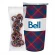 20 oz Straight Tumbler w/liner-Milk Choc. Pretzels/Nonpareil