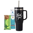 Eco Friendly Tumbler with Hydrate Stick & Granola Bar