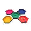 PU Leather Dice Folding Hexagon Tray