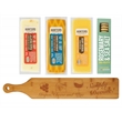 Bamboo Paddle Cheese Sampler Gift Set