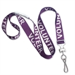 5/8" Pre-Printed "Volunteer" Lanyard with Swivel Hook