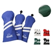Interchangeable Leather Golf Head Cover with number plate