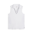 Puma Ladies Cloudspun Piped Sleeveless Polo