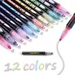12 Colors Outline Markers