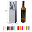 Reusable Kraft Paper Wine Gift Bags With Handles