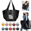 Large Pu Leather Shoulder Tote Bag