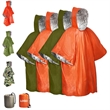Emergency Rain Poncho With Mylar Blanket Liner