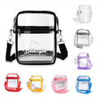 Clear PVC Crossbody Bag Stadium Approved Messenger Bag Purse