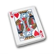 Compressed Playing Card Shape 100% Cotton T-Shirt