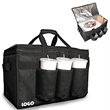 Food Delivery Bag with Cup Holders