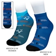 COLOR SUBLIMATION LOW-CUT ANKLE CREW SOCKS IN MEN'S & WOMEN'