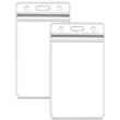 Vertical Transparent PVC ID Card Holder