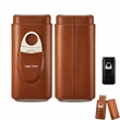 Leather Cigar Case with Cutter