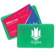 Translucent Vinyl Single Panel Business Card Case
