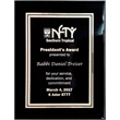 8" x 10" Black Piano Finish Plaque