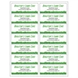 4" x 1.5" - 14up 8.5 x 11 Custom Laser Labels 1,000 Sheet...
