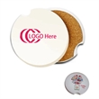Portable Absorbent Car Coaster With Cork
