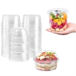Disposable Clear Plastic Salad Bowls With Lid