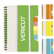 Spiral Notebook with Sticky Notes and A Ruler