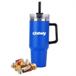 Tapered Tumbler w/Handle & Straw-40 oz.,Hershey's® Everyday