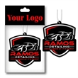 3"x3" Custom Shape Air Freshener w/ Header Card