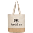 Rio™ Shopper Tote Bag 5 oz. Recycled Cotton Blend with Jute