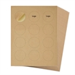 1.5" Round Kraft Gift Box Seal Label