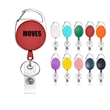 Retractable Badge Holders with Carabiner Reel Clips