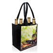 100 GSM PET 6 Bottle Wine Tote