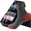 Men's Letter Print Fashion Casual Business Breathable Socks