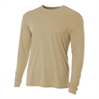 A4 Long-Sleeve Cooling Performance Crew Neck T-Shirt