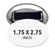 1.75 X 2.75 Inch Oval Wearable Clothing Magnet Buttons