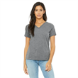 Bella + Canvas Ladies' Relaxed Triblend V-Neck T-Shirt